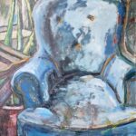 Artwork by artist Junio Oliveira, exhibited at Domio Gallery.