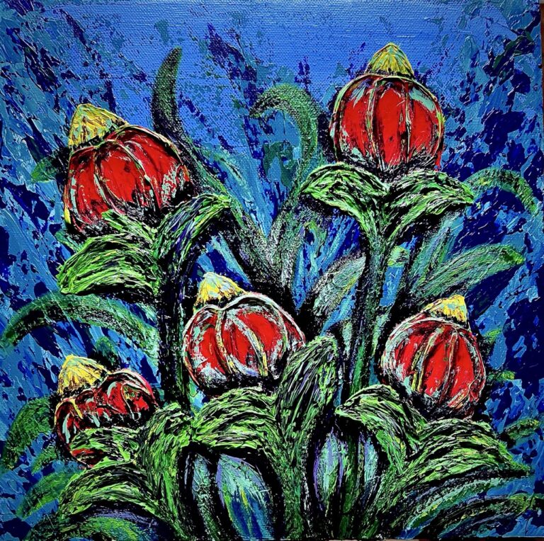 Artwork by artist Wendy Kriz Evans, exhibited at Domio Gallery.