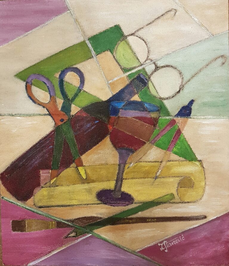 Artwork by artist Zdenka Starcevic, exhibited at Domio Gallery.