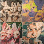 Artwork by artist Reinhard Riedel, exhibited at Domio Gallery.
