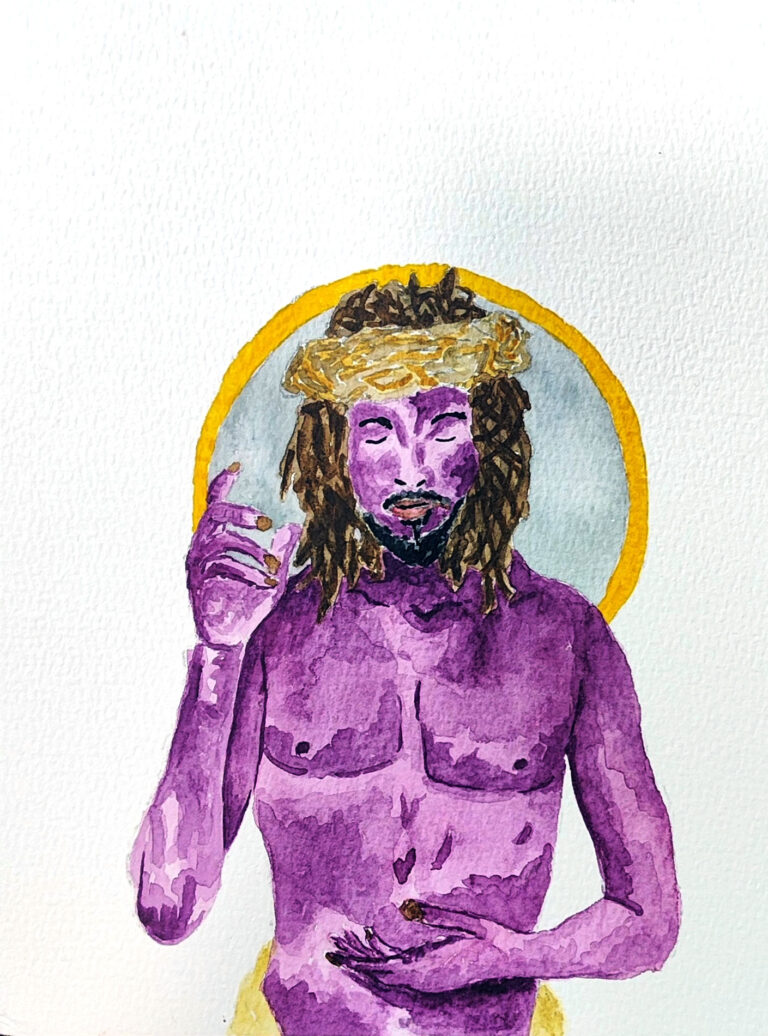 Artwork by artist Gael Rocha, exhibited at Domio Gallery.
