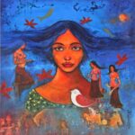 Artwork by artist Madhusudan Khandekar, exhibited at Domio Gallery.