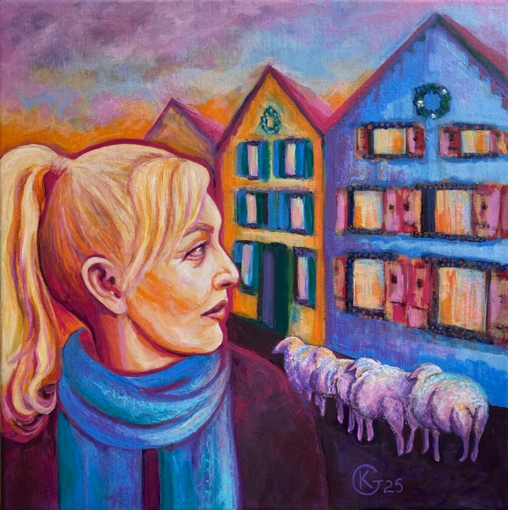 Artwork by artist Katerina Grancharova, exhibited at Domio Gallery.