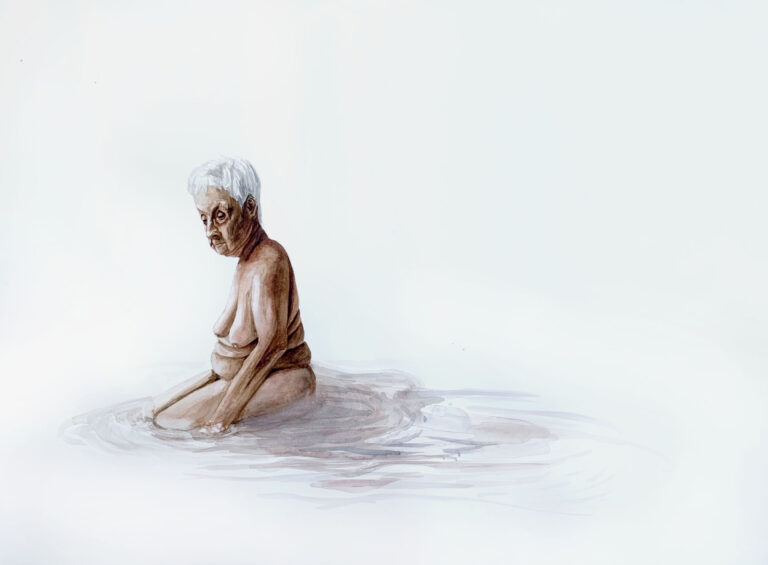 Artwork by artist Laura Alkmím, exhibited at Domio Gallery.