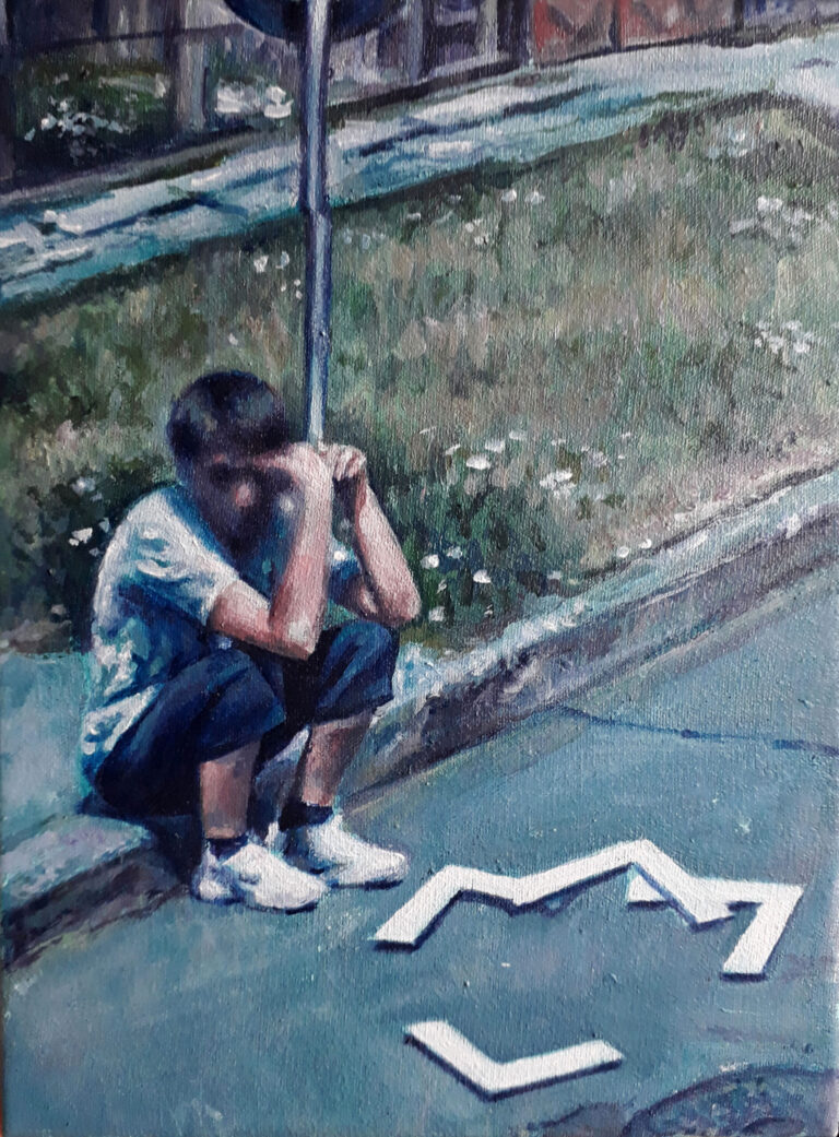 Artwork by artist Marina Vieira Prudencio, exhibited at Domio Gallery.