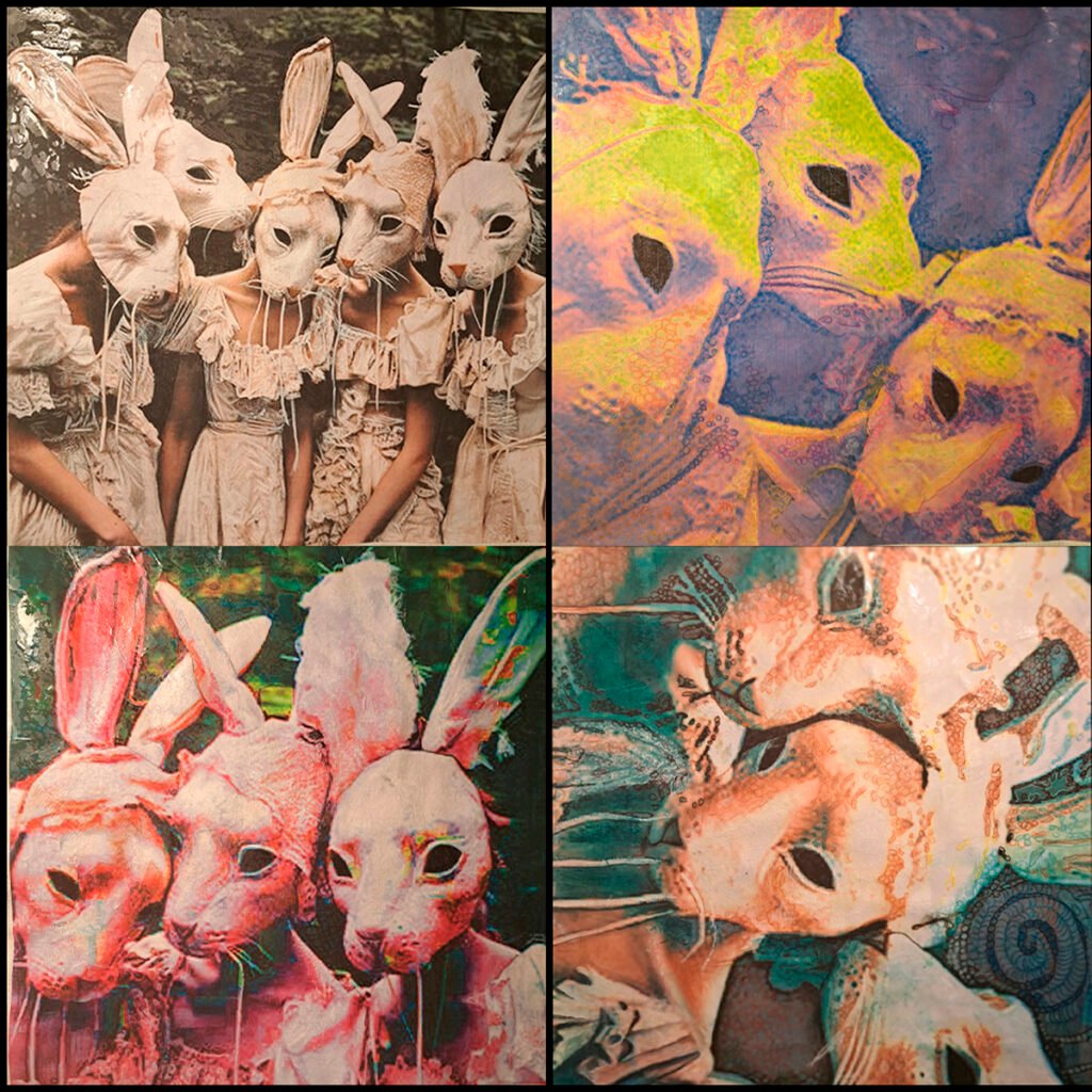 Artwork by artist Reinhard Riedel, exhibited at Domio Gallery.