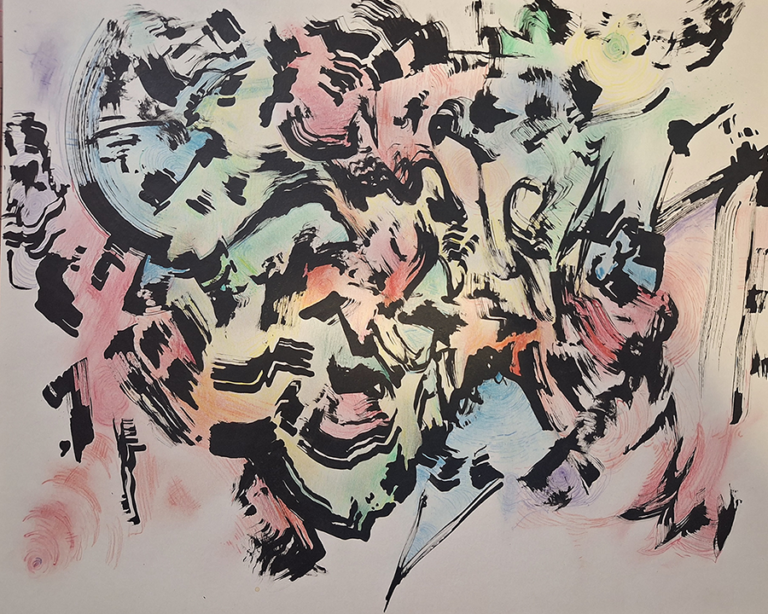 Artwork by artist Dakota Henry, exhibited at Domio Gallery.