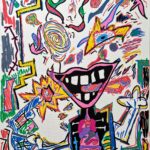 Artwork by artist Mahrk Gotié, exhibited at Domio Gallery.