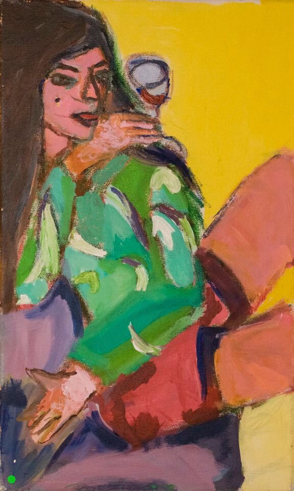 Artwork by artist Anna Weichselbaumer, exhibited at Domio Gallery.