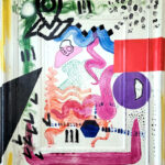 Artwork by artist Evander Banks, exhibited at Domio Gallery.