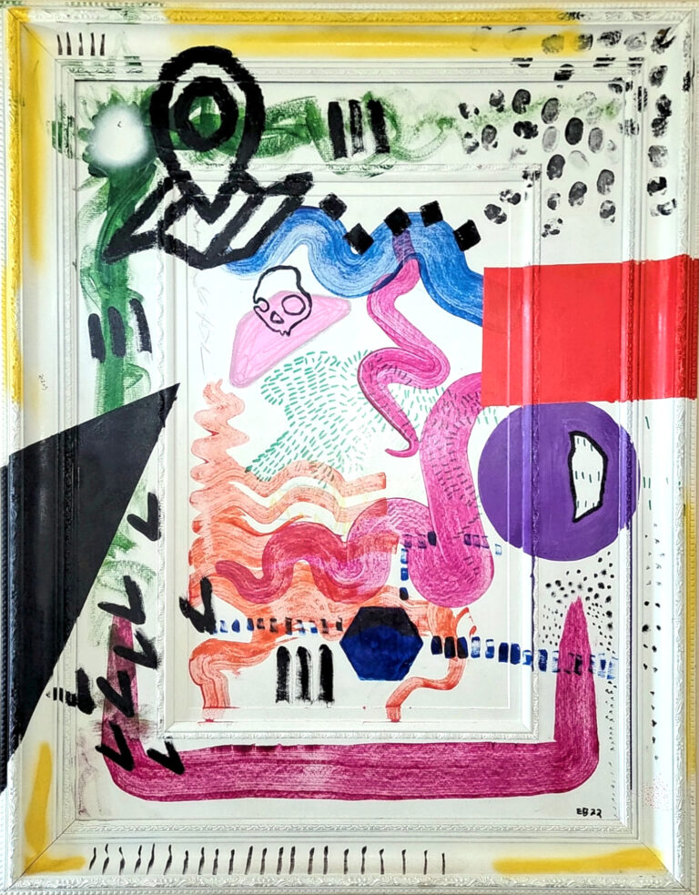 Artwork by artist Evander Banks, exhibited at Domio Gallery.