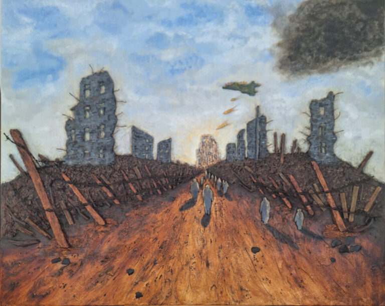 Artwork by artist Francisco Prieto Montesdeoca, exhibited at Domio Gallery.