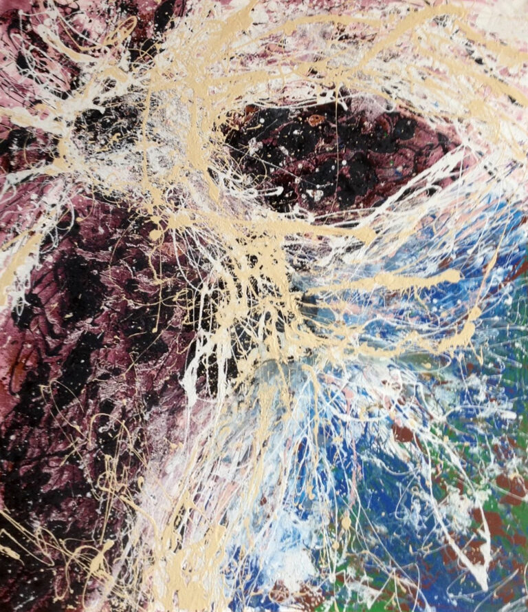 Artwork by artist Shultz, exhibited at Domio Gallery.