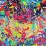 Artwork by artist Daniel cleal, exhibited at Domio Gallery.