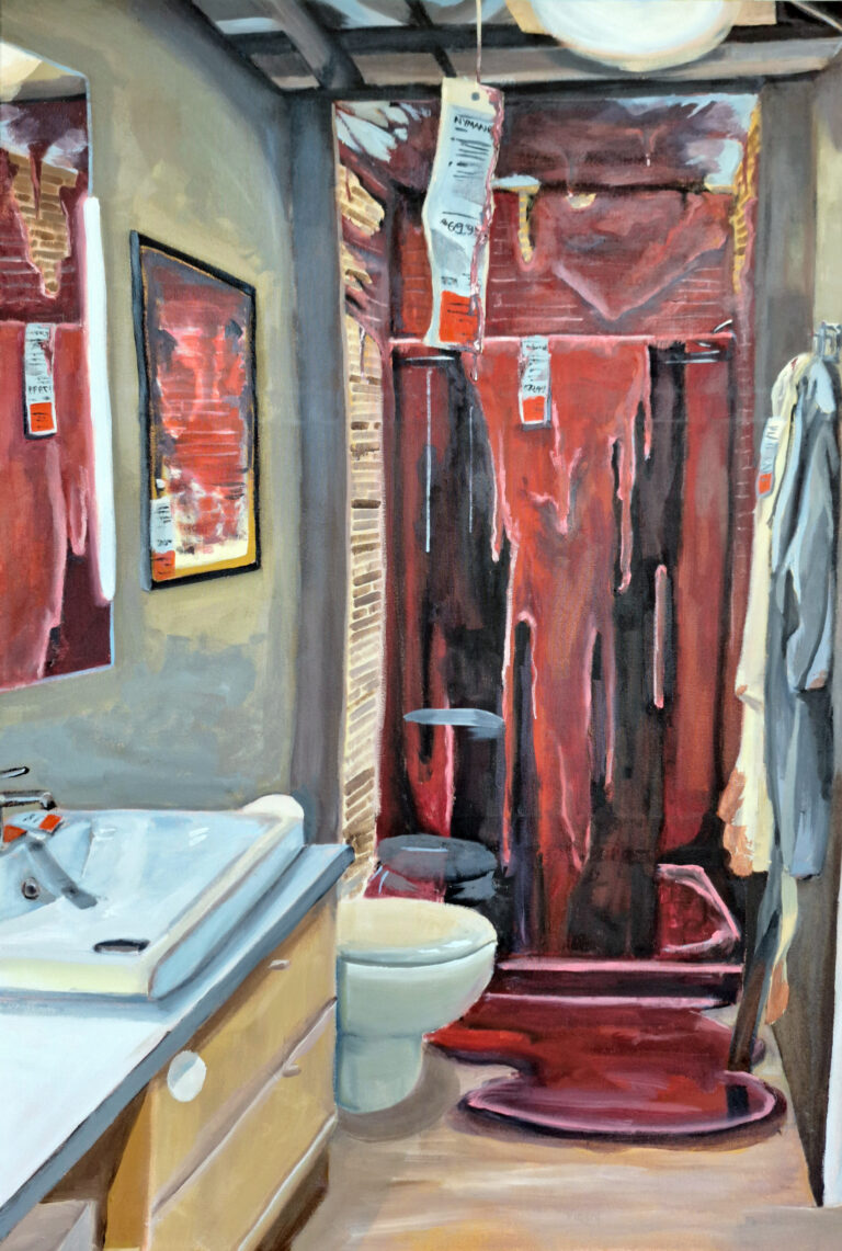 Artwork by artist Christina Dommer, exhibited at Domio Gallery.