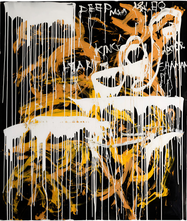 Artwork by artist Dinga, exhibited at Domio Gallery.