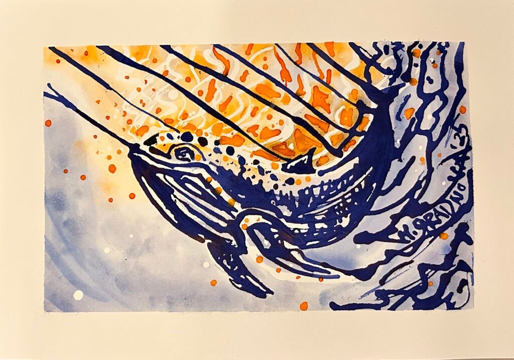 Artwork by artist Maryna Gradnova, exhibited at Domio Gallery.