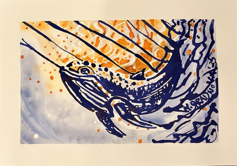 Artwork by artist Maryna Gradnova, exhibited at Domio Gallery.