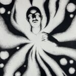 Artwork by artist Emily Rodriguez Triana, exhibited at Domio Gallery.