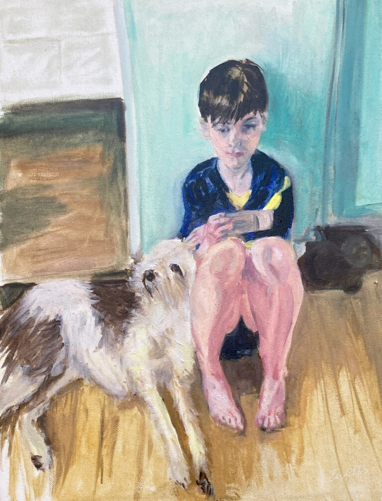 Artwork by artist Erica Wells, exhibited at Domio Gallery.
