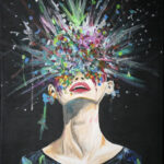 Artwork by artist Glissy, exhibited at Domio Gallery.