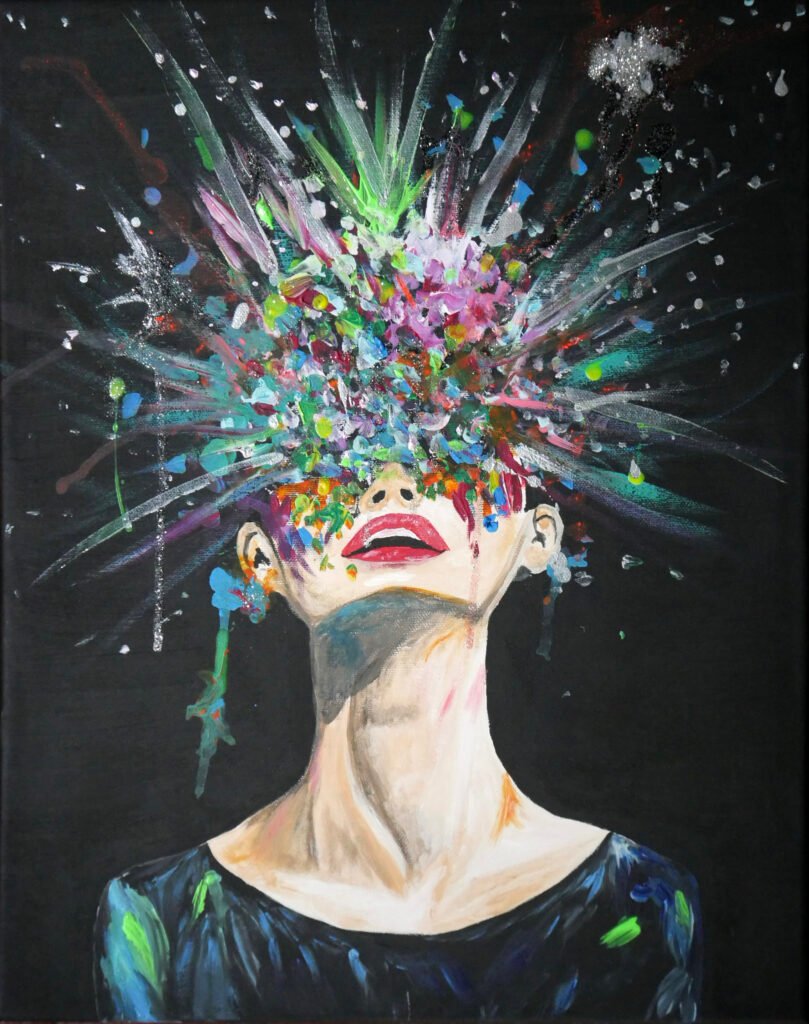 Artwork by artist Glissy, exhibited at Domio Gallery.