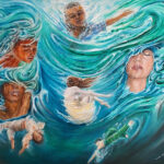 Artwork by artist Ivana Enny, exhibited at Domio Gallery.