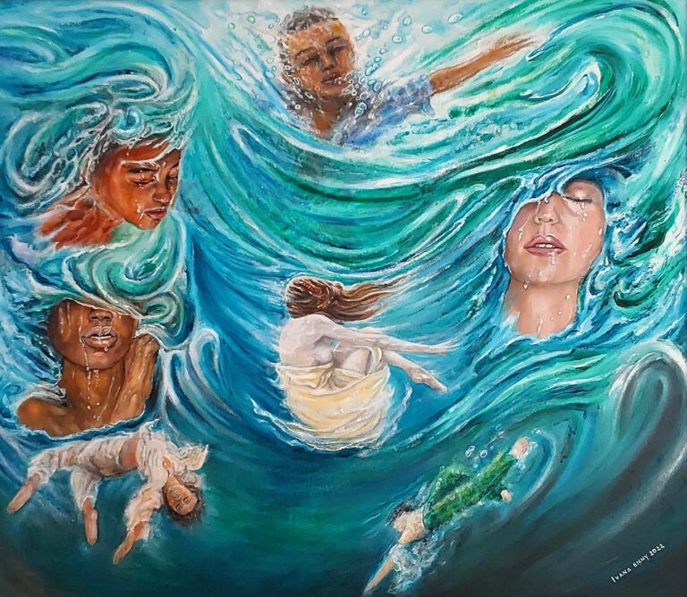 Artwork by artist Ivana Enny, exhibited at Domio Gallery.