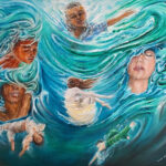 Artwork by artist Ivana Enny, exhibited at Domio Gallery.