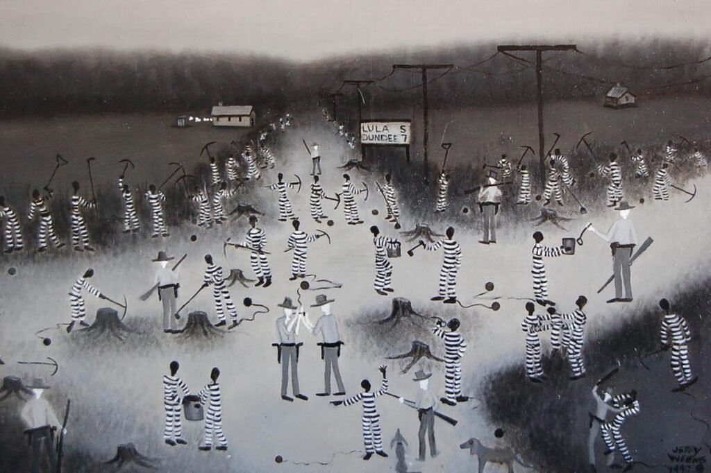 Chain Gang, 2004. by Jerry Weems, exhibited at Domio Gallery.