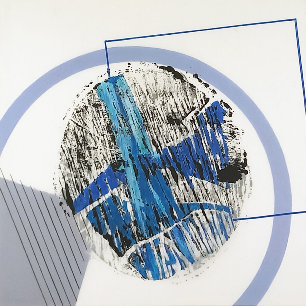 scheibchenweise 02, 2025. by Lothar Janssen, exhibited at Domio Gallery.