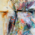 Artwork by artist Maja Botzum, exhibited at Domio Gallery.