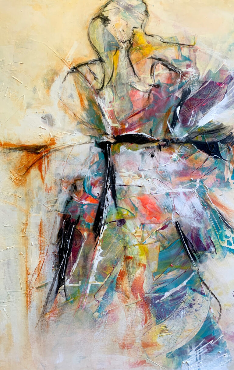 Artwork by artist Maja Botzum, exhibited at Domio Gallery.