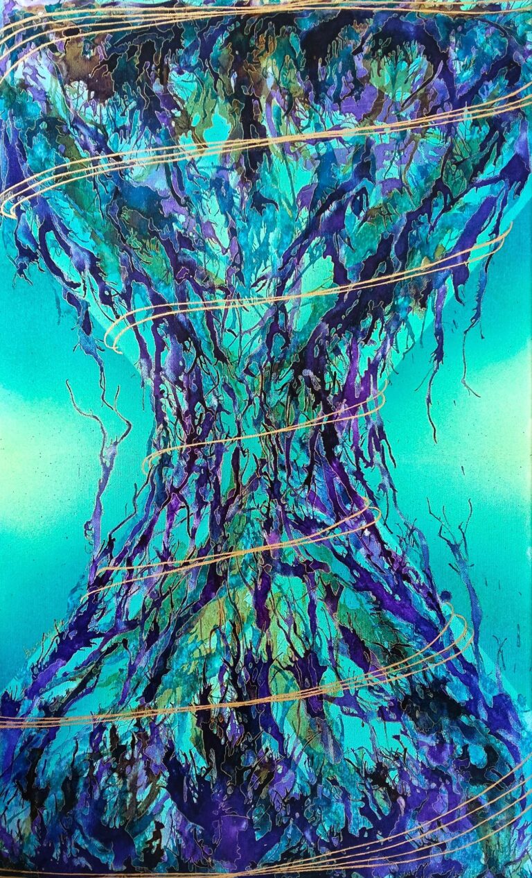 Artwork by artist Iryna Baranova, exhibited at Domio Gallery.