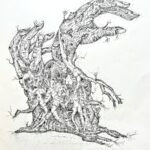 Artwork by artist Hakan Erkam, exhibited at Domio Gallery.