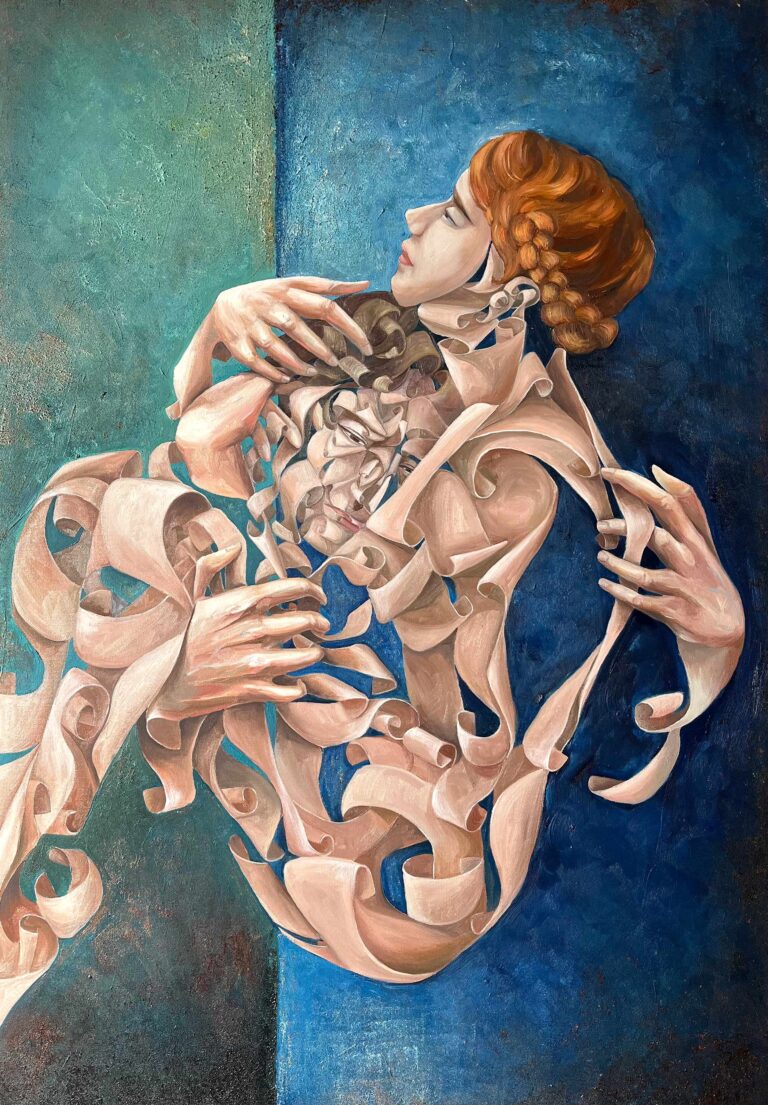 Artwork by artist Shu Chen, exhibited at Domio Gallery.