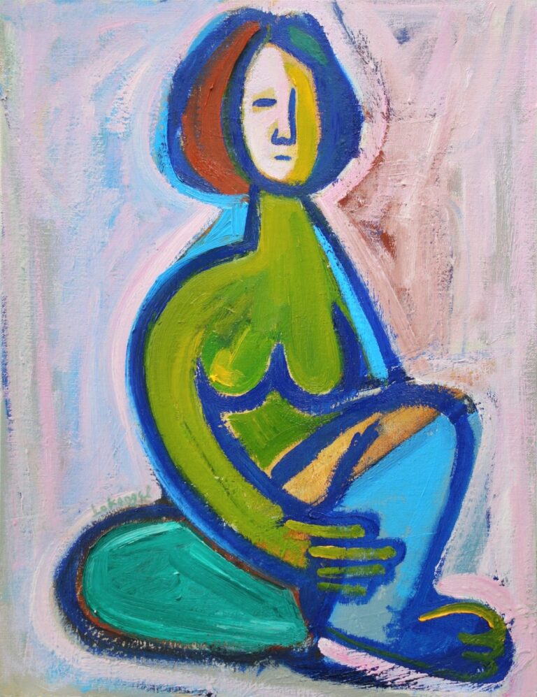 Artwork by artist Angel Lok, exhibited at Domio Gallery.