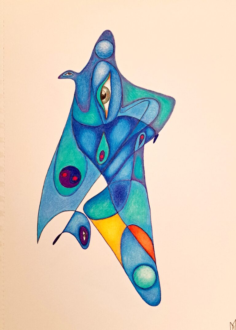 Artwork by artist Mark Pol, exhibited at Domio Gallery.