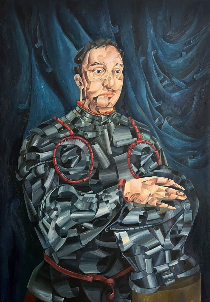 Artwork by artist Shu Chen, exhibited at Domio Gallery.