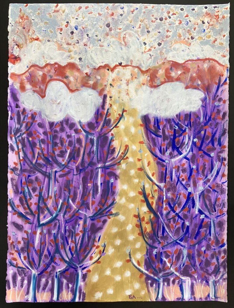 The Life Journey, 2025. by Biljana Lazovic, exhibited at Domio Gallery.