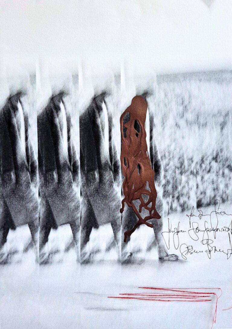Artwork by artist Claudine Hauke, exhibited at Domio Gallery.