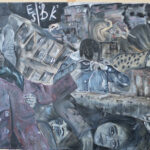 Artwork by artist Hakan Erkam, exhibited at Domio Gallery.