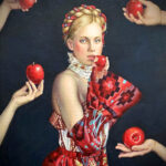 Artwork by artist Oksana Bilyk, exhibited at Domio Gallery.