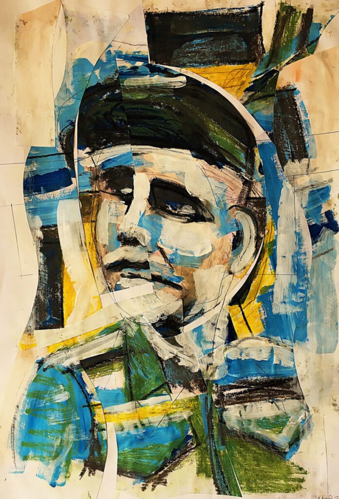 Artwork by artist Sean Bw Parker, exhibited at Domio Gallery.
