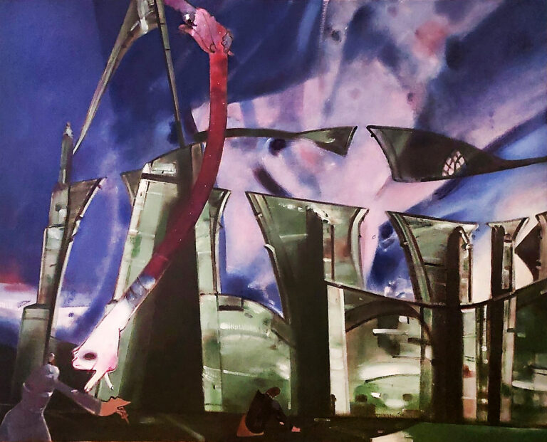 Artwork by artist Tim Clarke, exhibited at Domio Gallery.