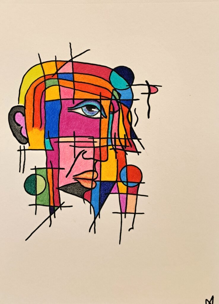Artwork by artist Mark Pol, exhibited at Domio Gallery.