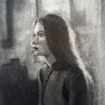 Artwork by artist Amely Debnath, exhibited at Domio Gallery.