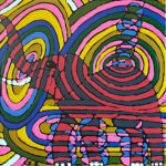 Artwork by artist Nike Kama, exhibited at Domio Gallery.