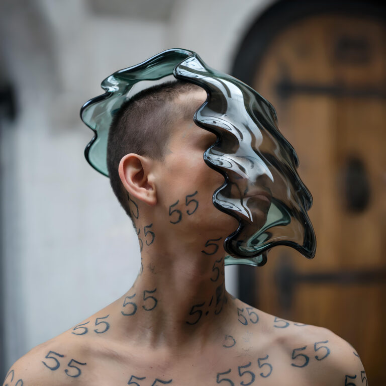 Artwork by artist GLΛ55HΣΛD™ (Maciej Tarnowski), exhibited at Domio Gallery.