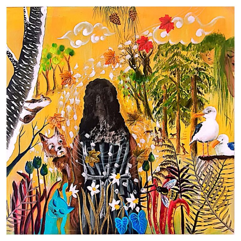 Artwork by artist Adarsha Ajay, exhibited at Domio Gallery.